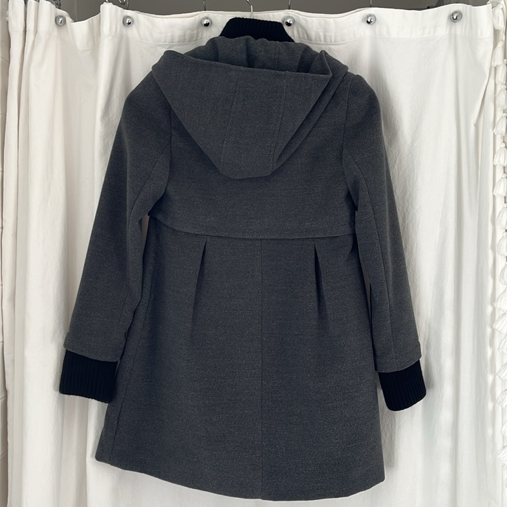 Dark gray DKNY dress coat for girls.  Size medium - Picture 5 of 8